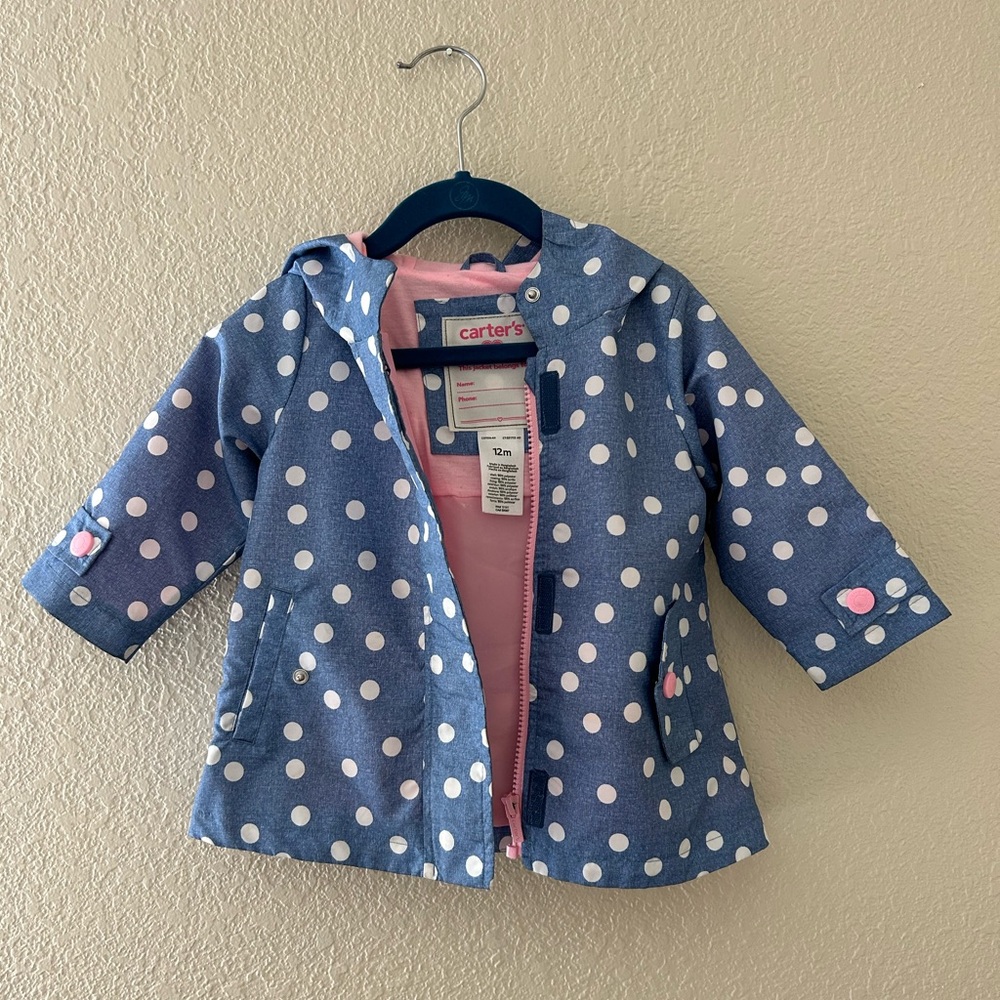 12m Carters Rain Jacket
